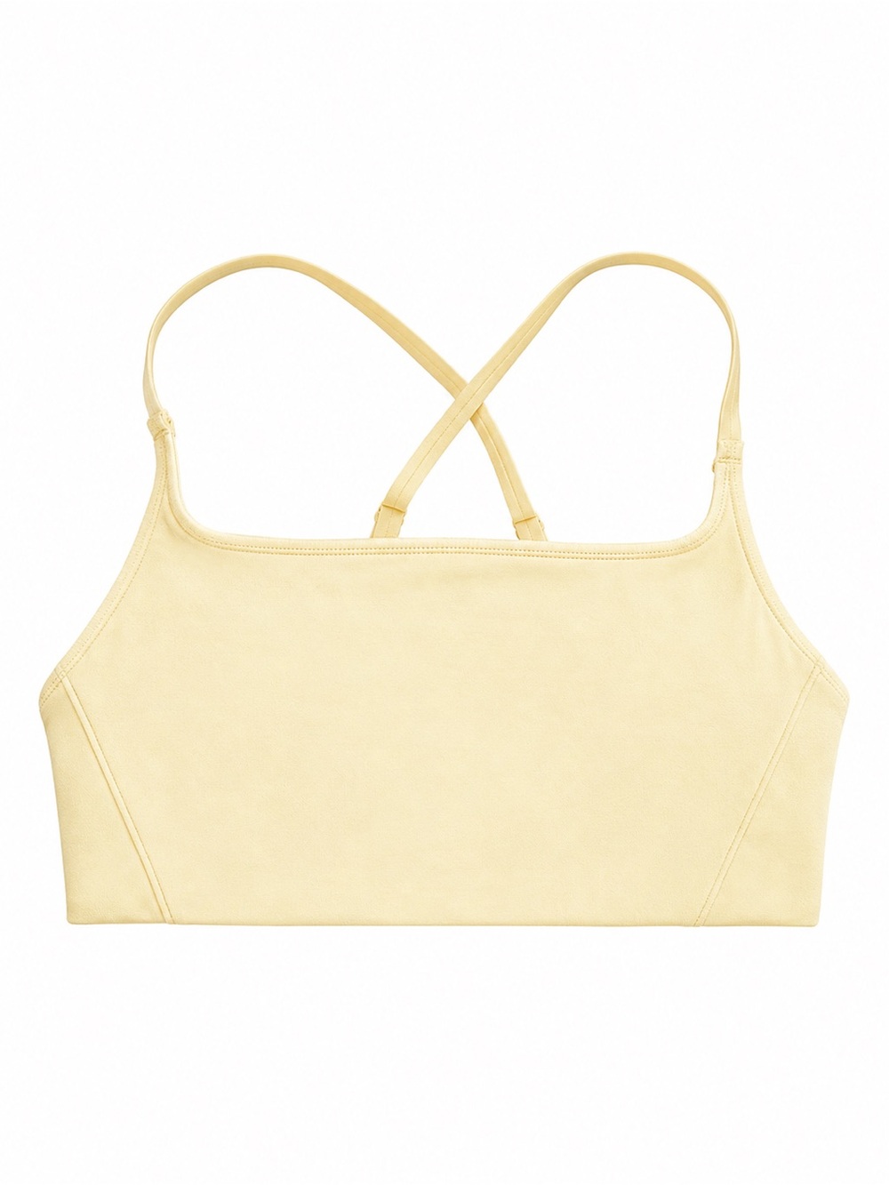 Rhone Revive Cami Sport Bra Yellow Dawn XS NWT Strappy Activewear